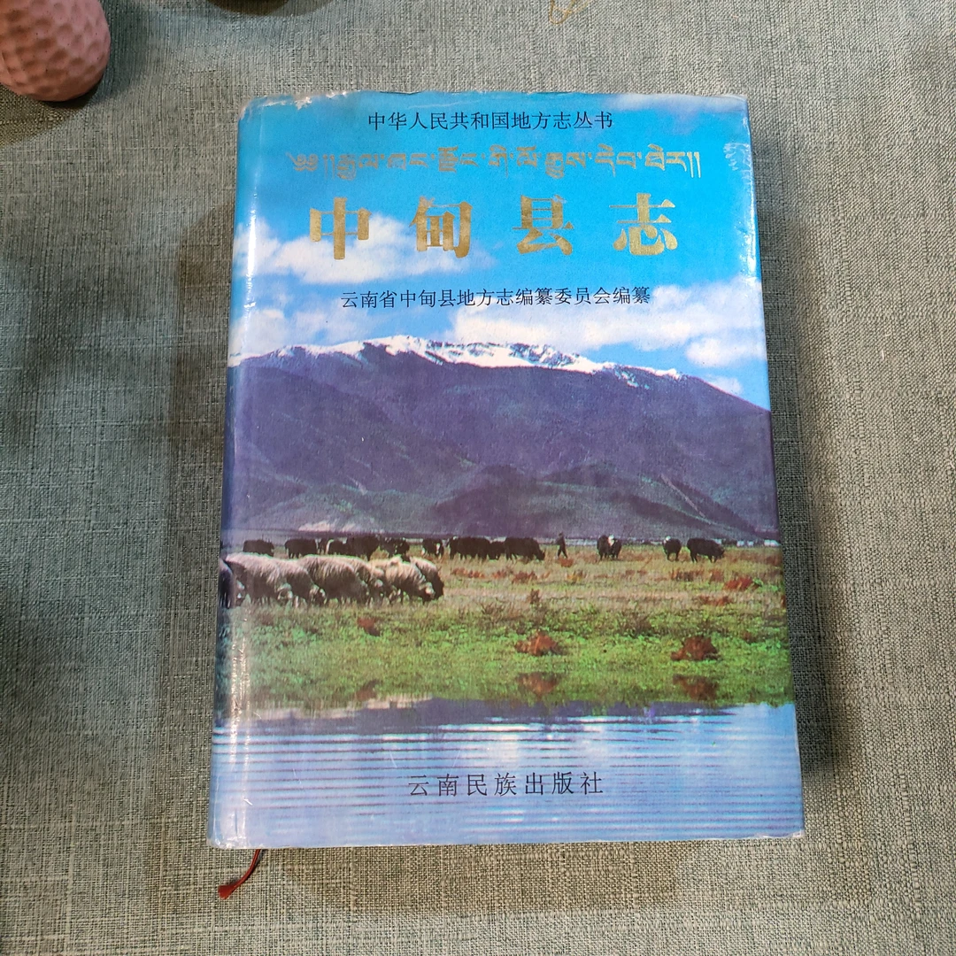 《中甸县志》精装1997年一版一印16开货号1-2