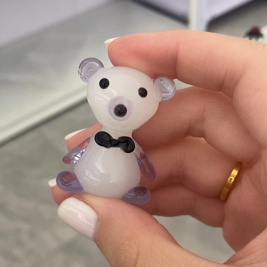 琉璃手工艺品小熊