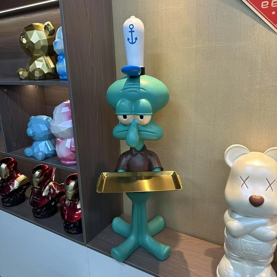 格韵网红1米章鱼哥创意托盘置物可爱摆件轻奢男女孩儿童礼物