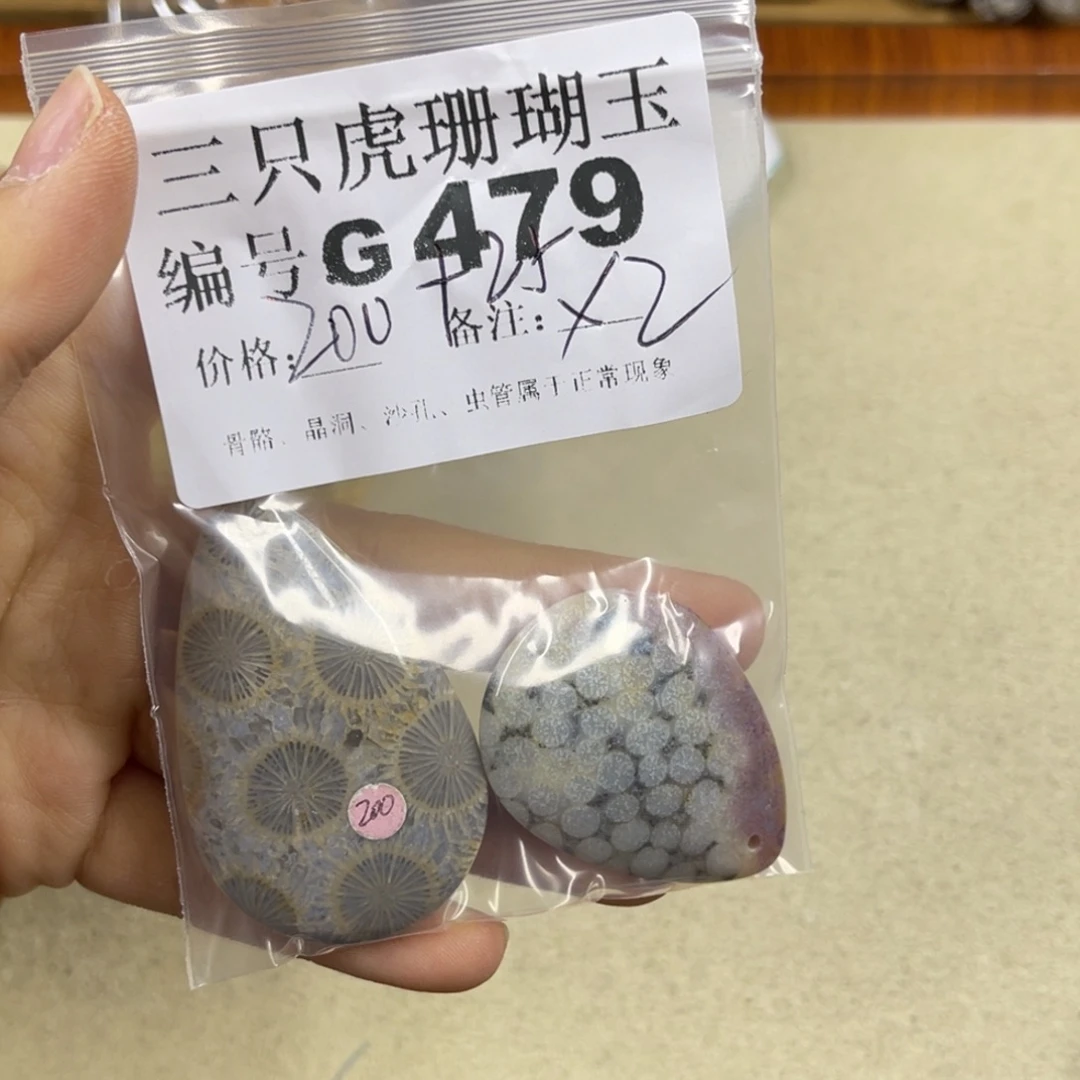 义***兰硅化珊瑚（珊瑚玉）未镶嵌h