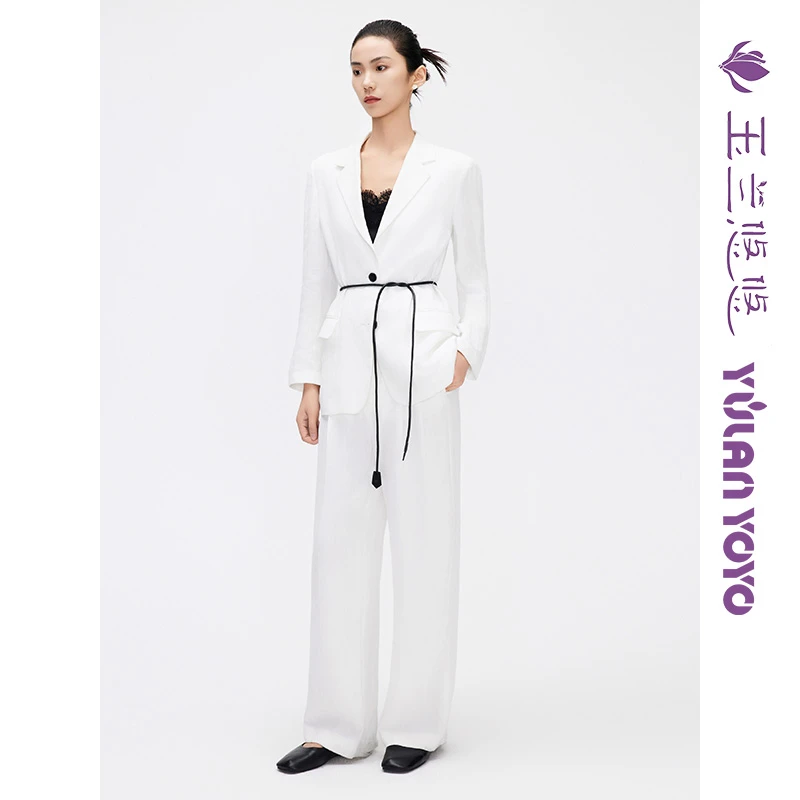 玉兰悠悠2025新款夏 “历久弥新”汉麻西装【套装】气质轻奢休闲通勤