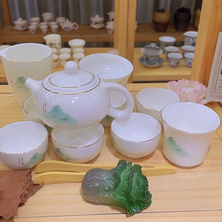高端玉瓷茶具套装系列