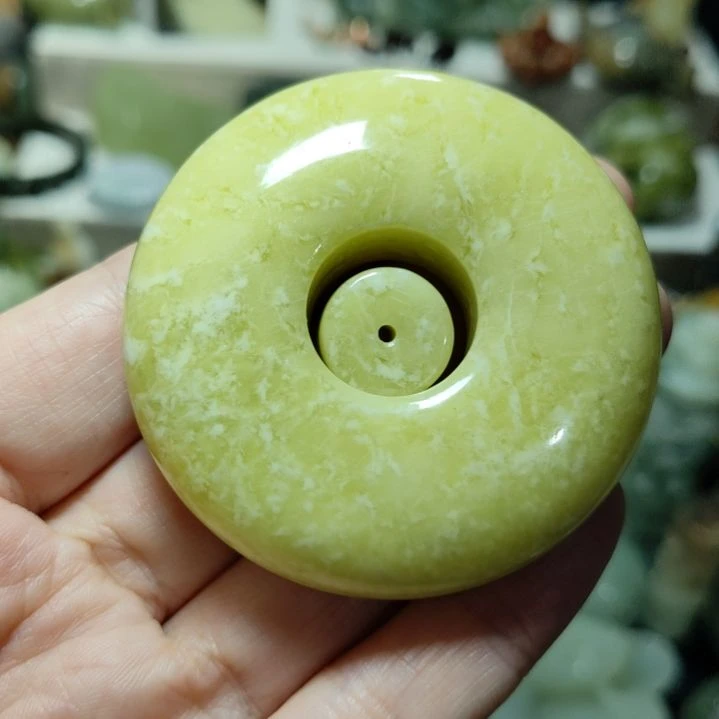 岫玉平安扣未镶嵌