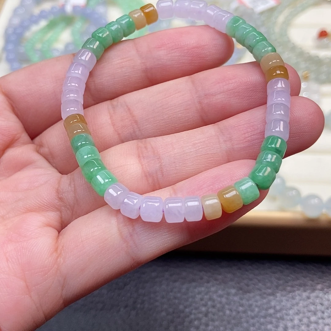 翡翠未镶嵌手链卡5.2