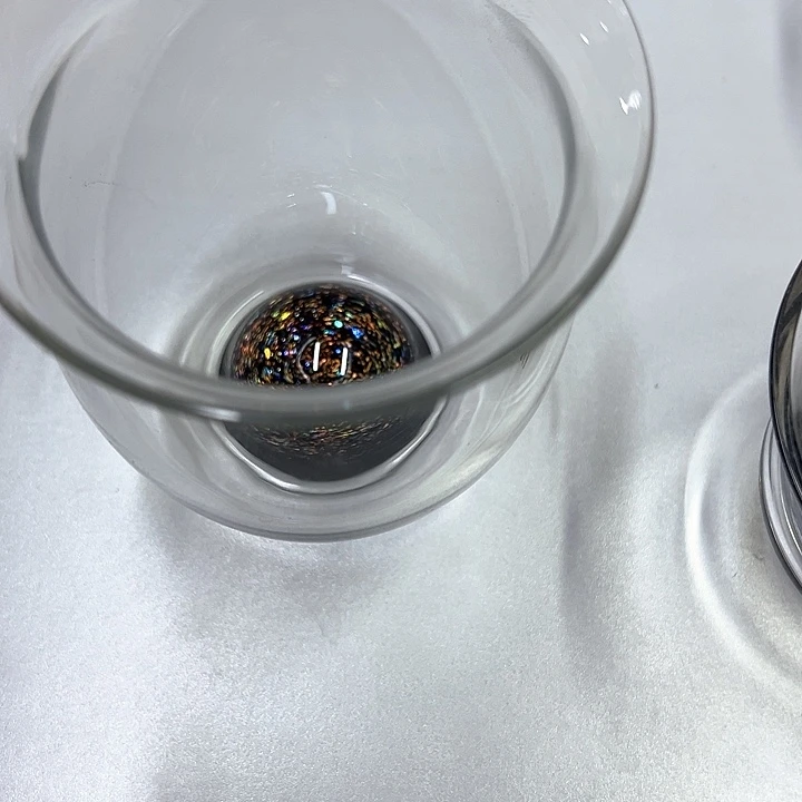 玻璃手工艺品黑金斑斓无耳公道