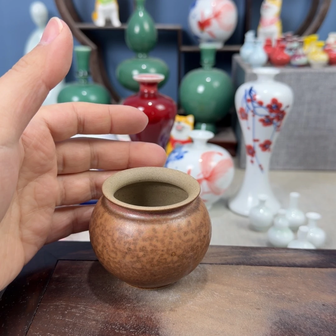 陶瓷手工小花器摆件