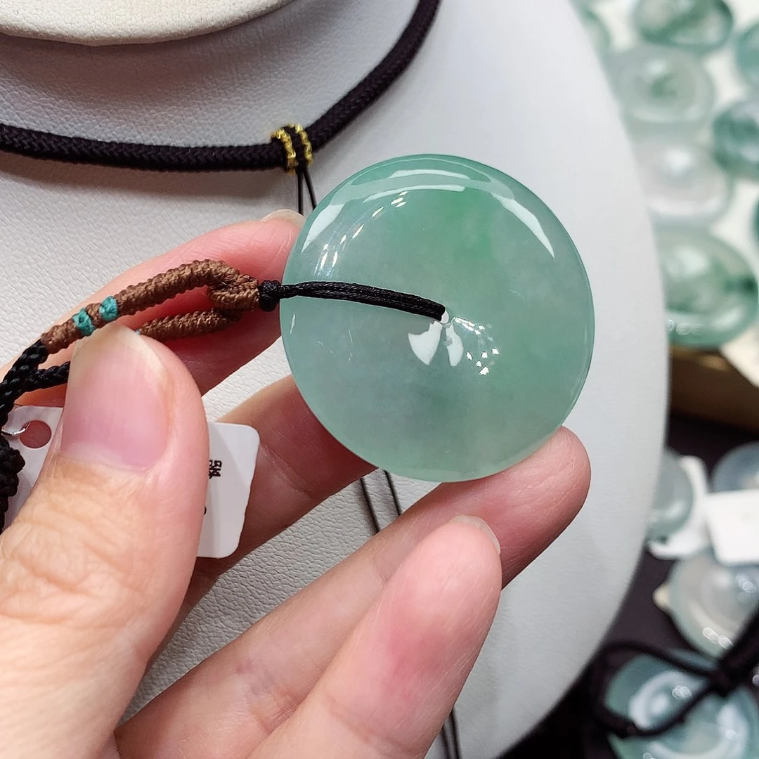 颈饰未镶嵌翡翠编号33，32.6/6