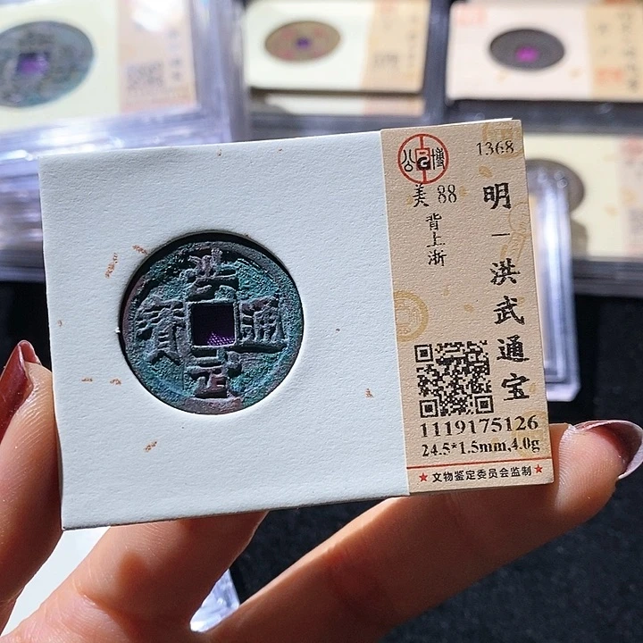 铜L公博评级88分洪武通宝
