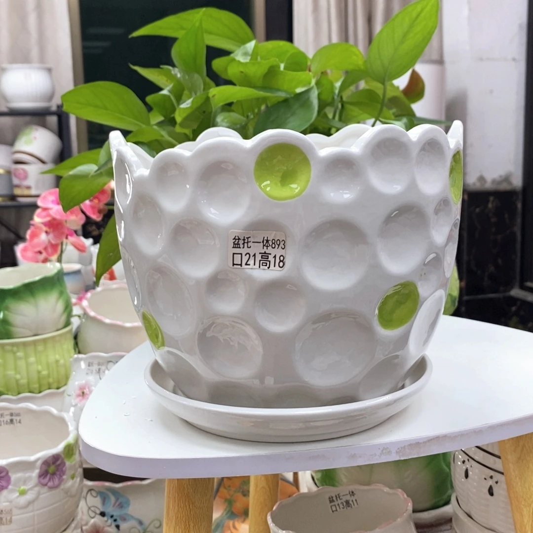 @有孔陶瓷花盆@@5893