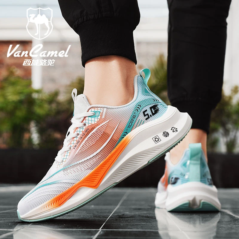 【木森同款】西域骆驼运动透气跑步鞋轻便运动鞋学生减震碳板跑鞋