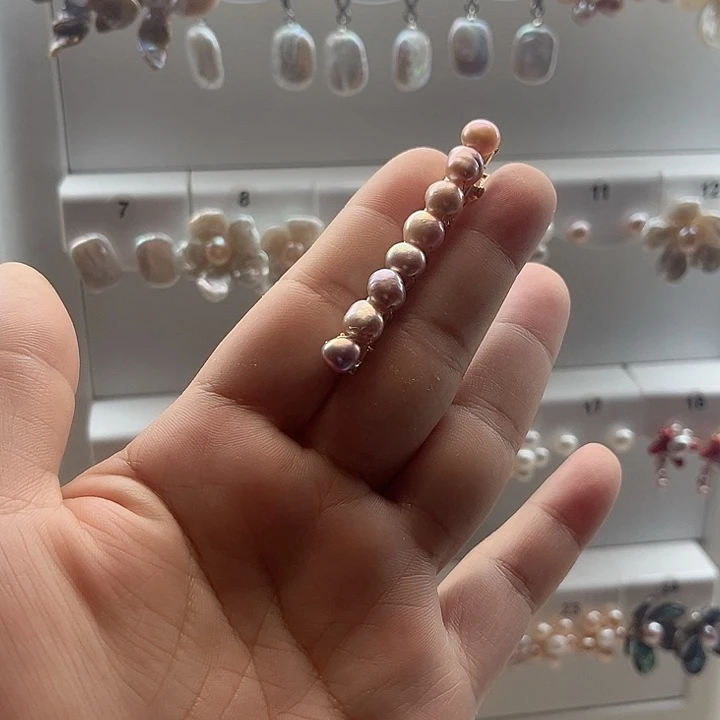 未镶嵌淡水珍珠发夹