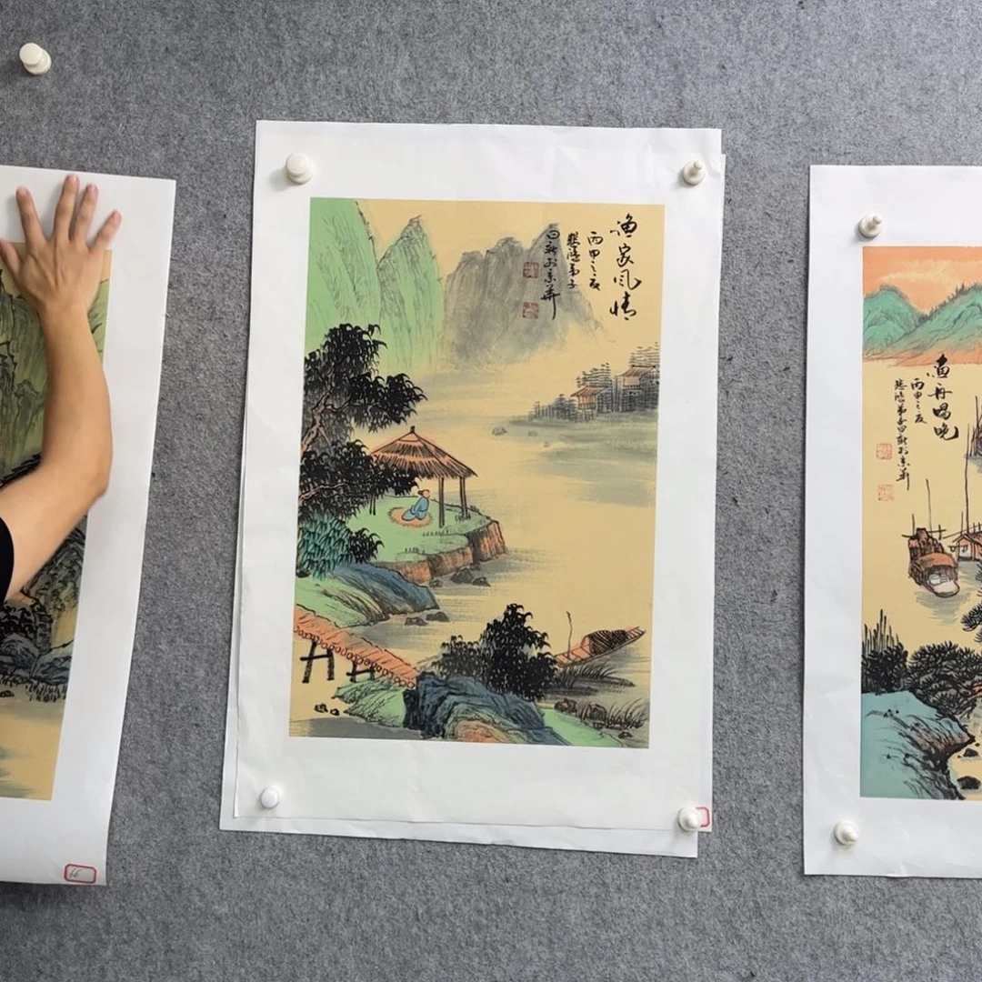 书法作品多次参加