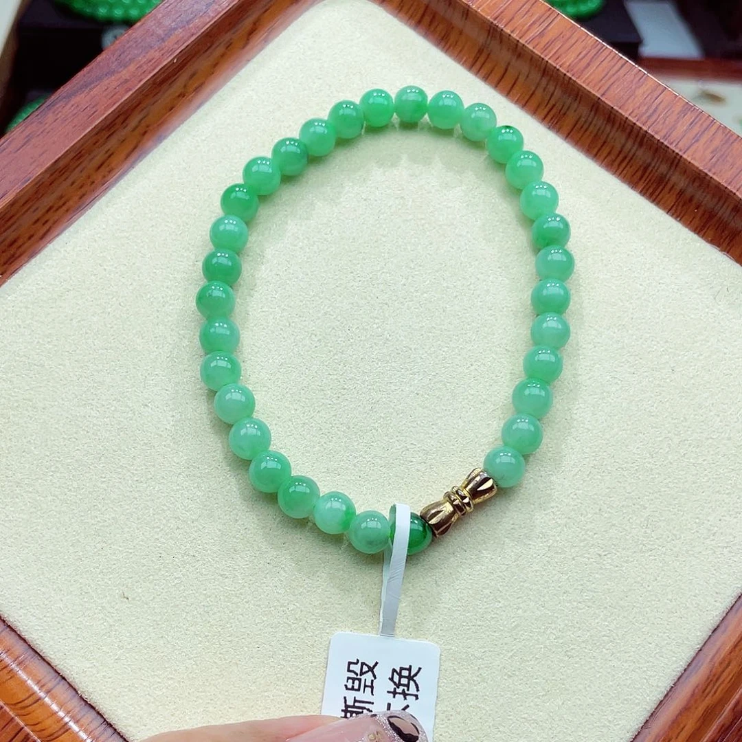 未镶嵌手链翡翠翡翠