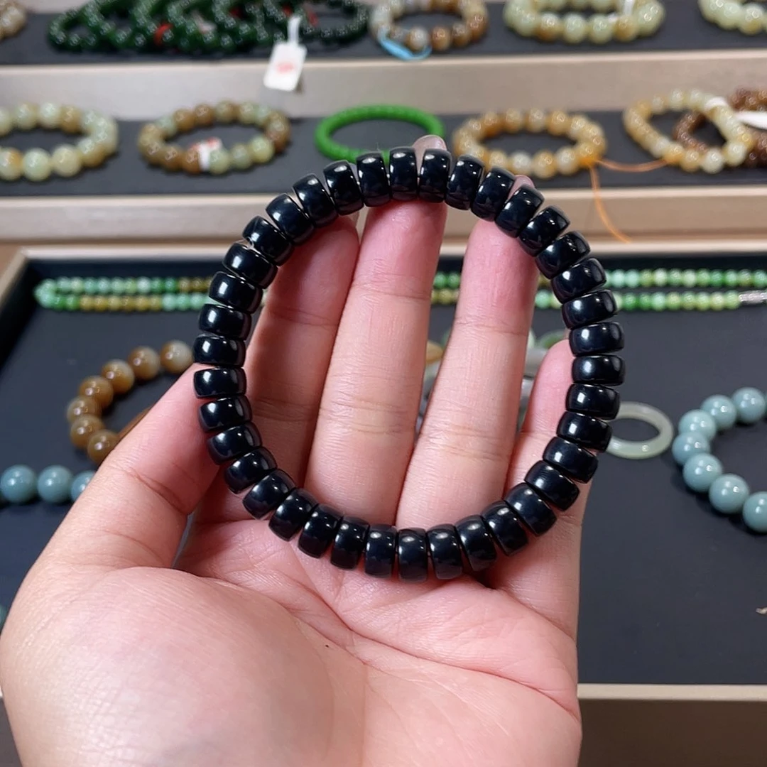 手链未镶嵌和田玉9.8 特细