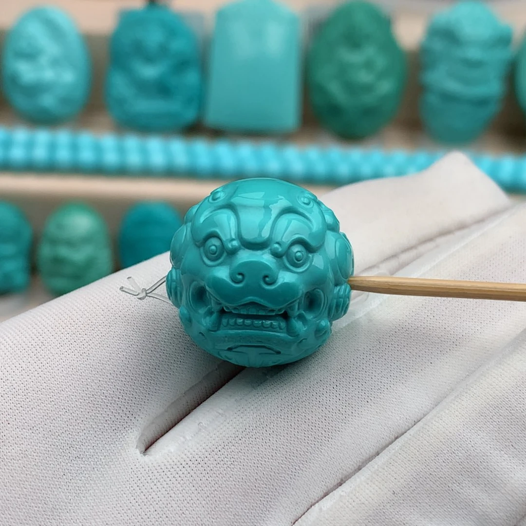 绿松石珠宝奇石未镶嵌