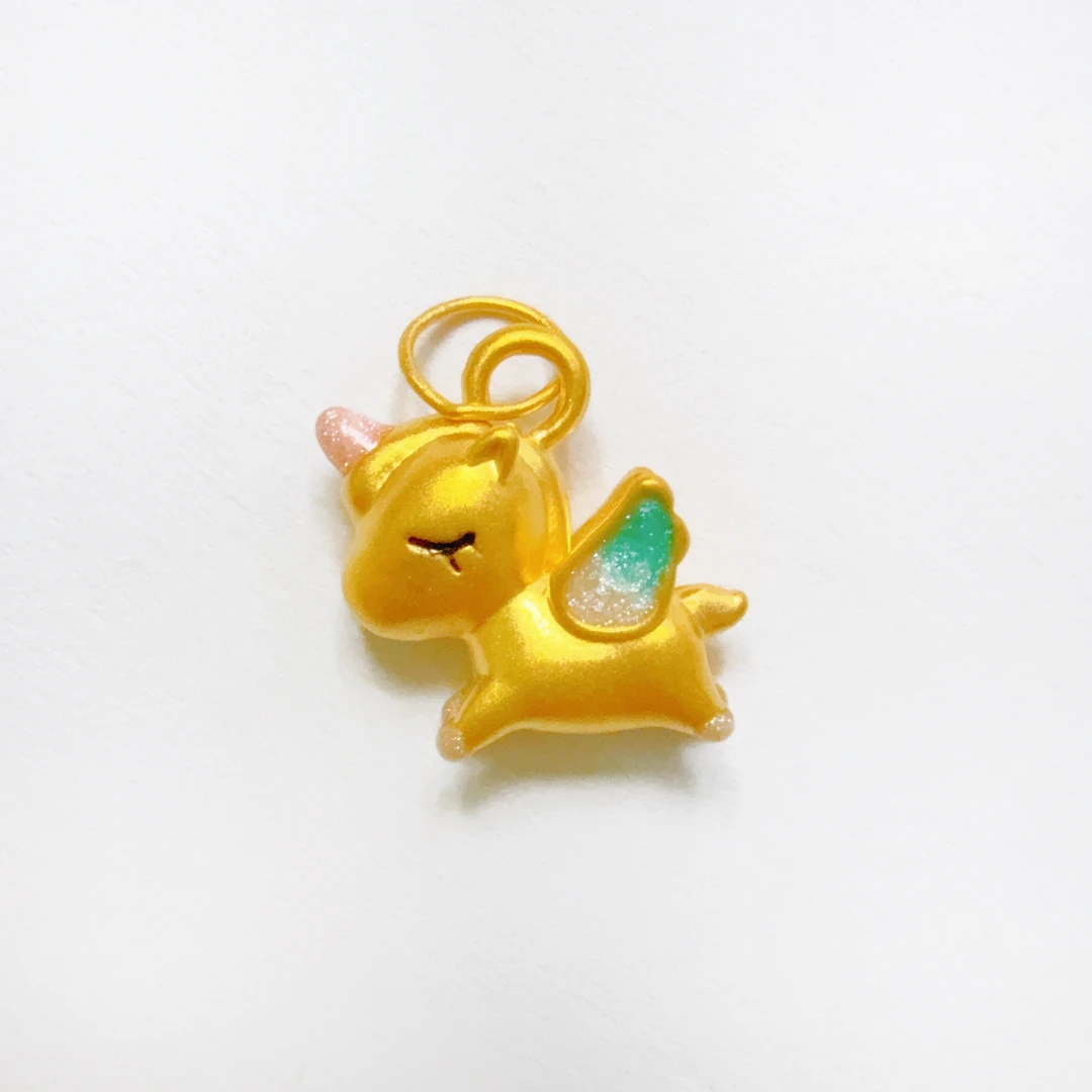 【老王黄金】足金独角兽LW-020