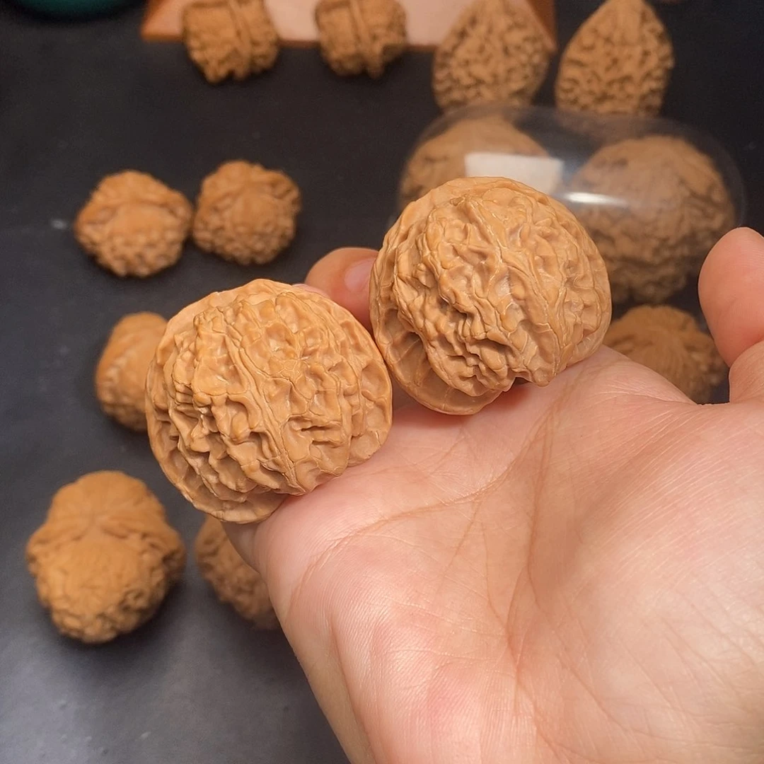 文玩核桃把件苹果全品40.5