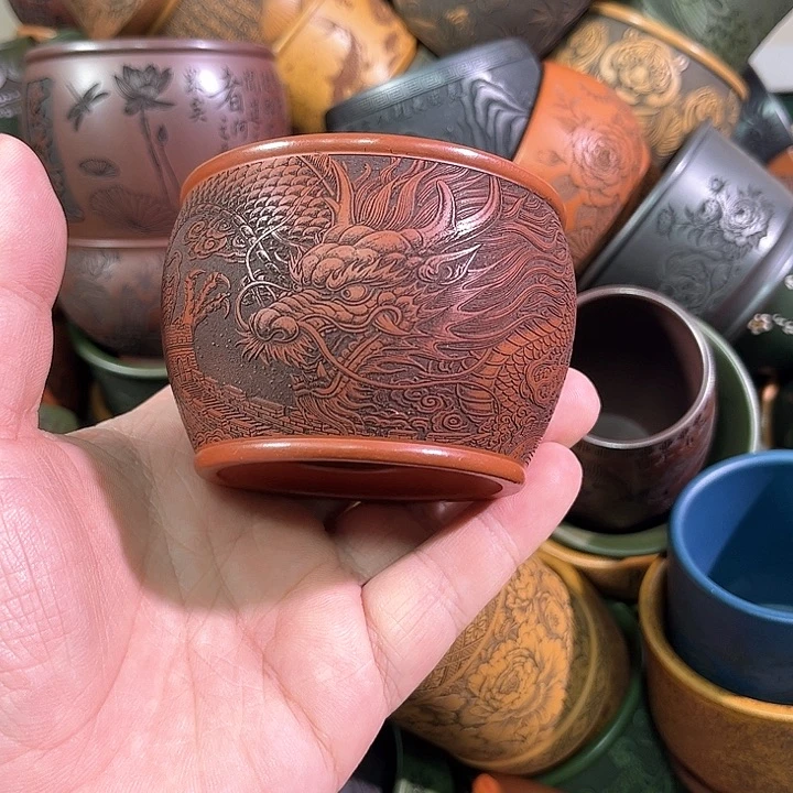 茶杯紫砂全手工紫砂主人杯