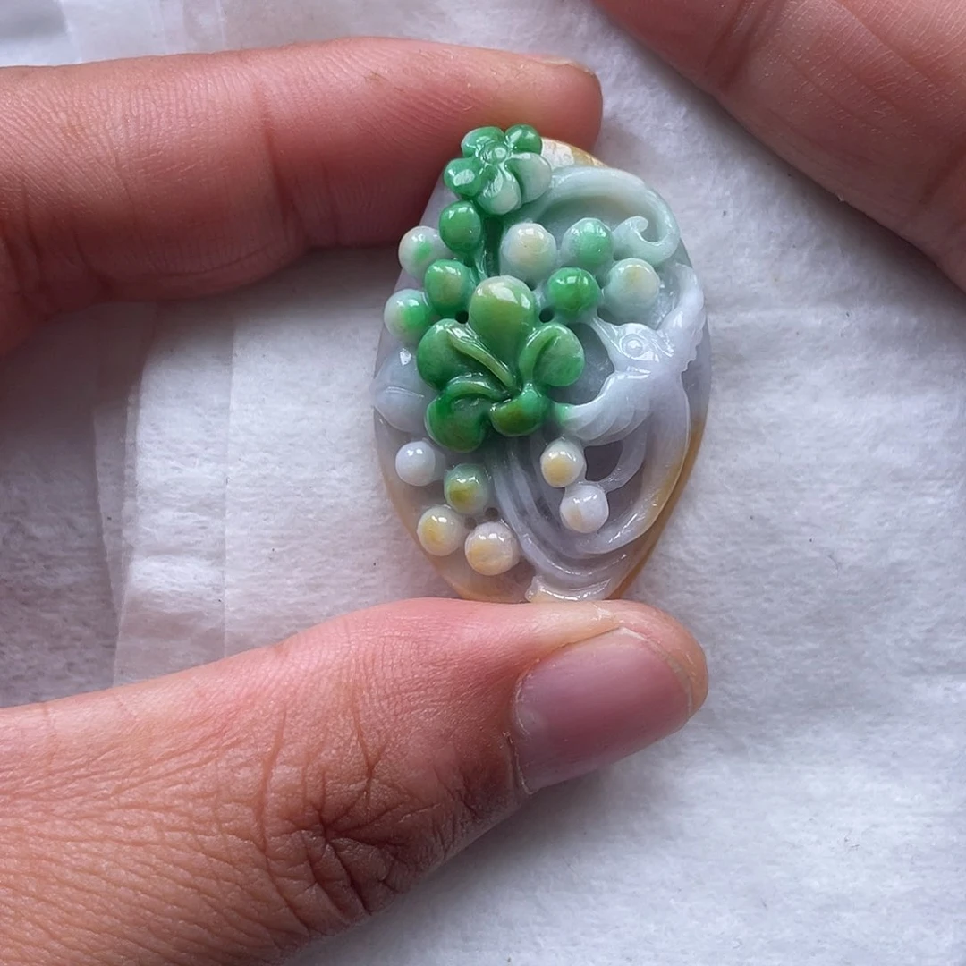 颈饰未镶嵌翡翠翡玉缘翡翠