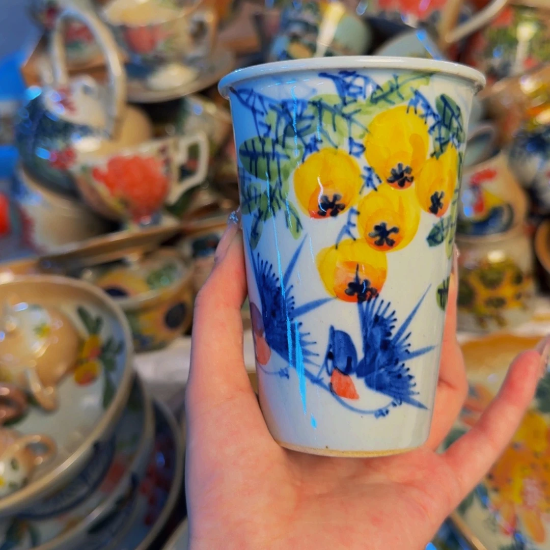 瓷片景德镇陶瓷手工手绘