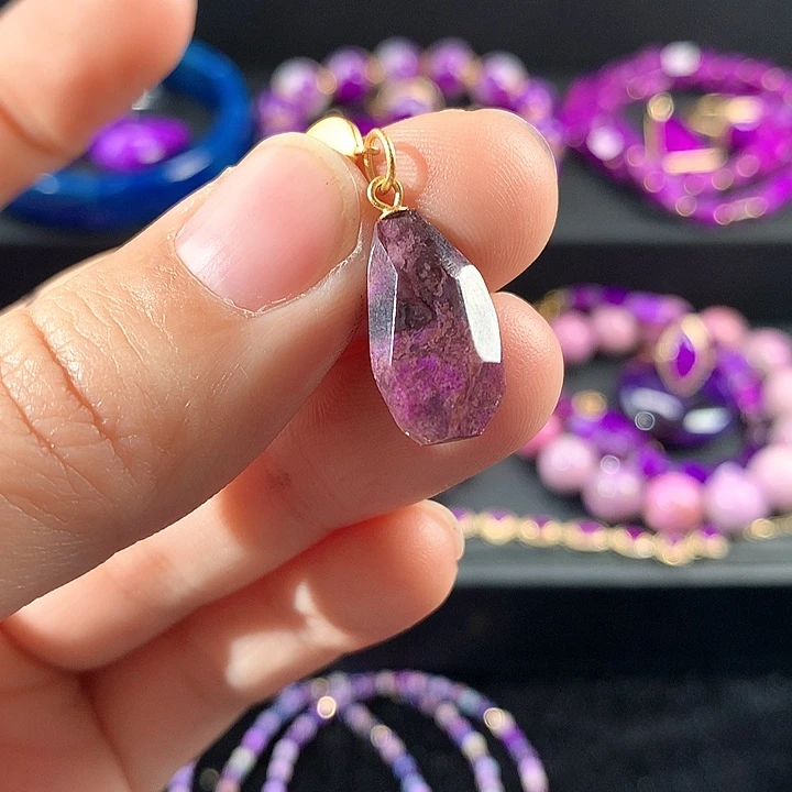 苏纪石（舒俱来）配件银S925镶嵌