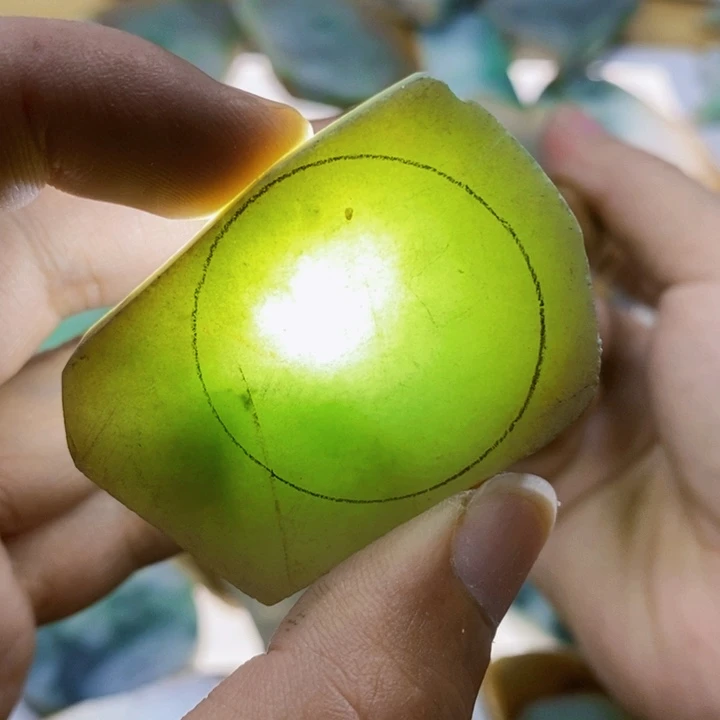 定制翡翠未镶嵌天然翡翠包工平安扣