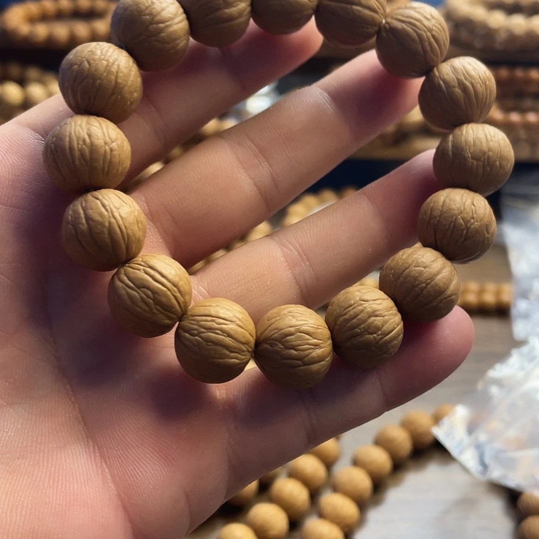 猴头核桃手串猴头聚宝盆手串0.5