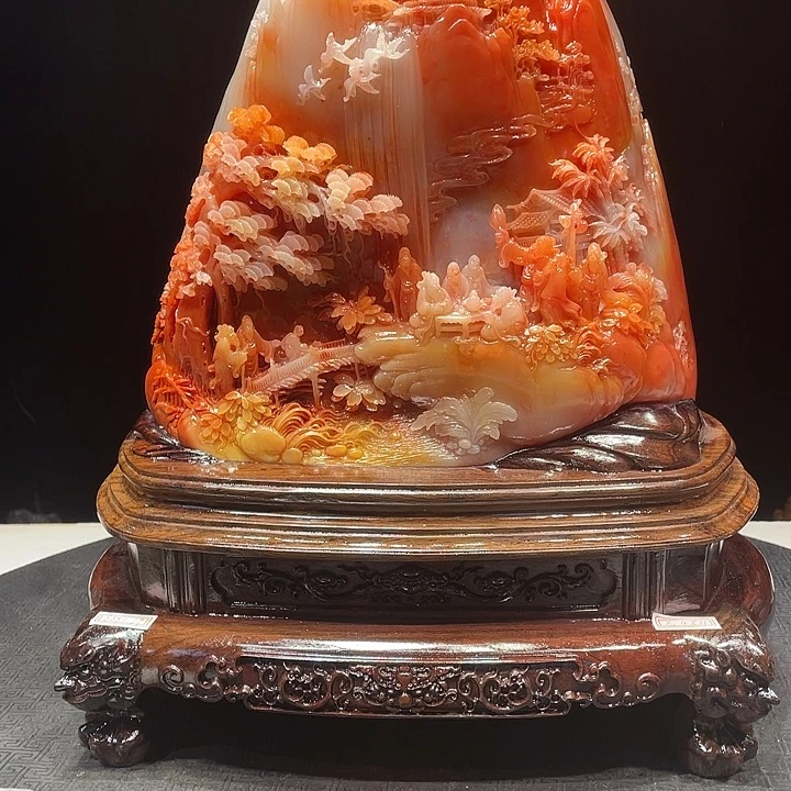 常***树寿山石山水画欣赏