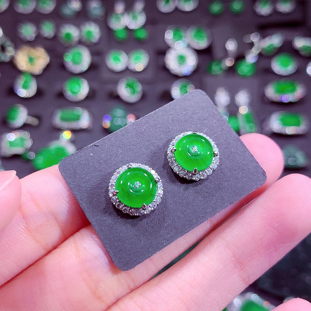 翡翠未镶嵌颈饰天然