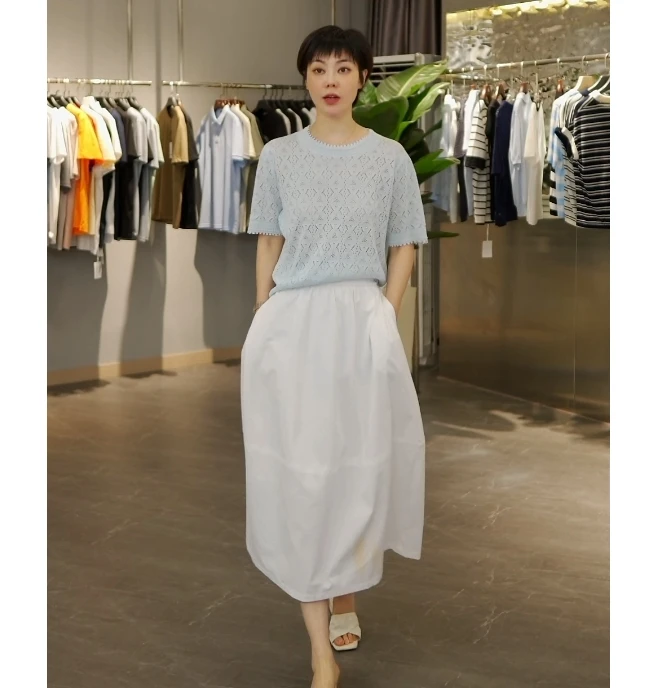 【蜻蜓专属】2025新款抗皱面料半身裙-XZ37511