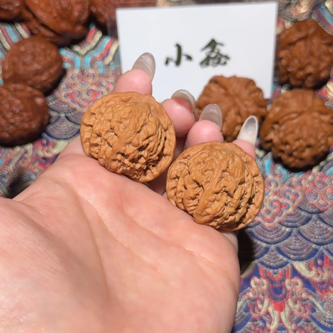 把件核桃1764号36密云狮子头文玩核桃