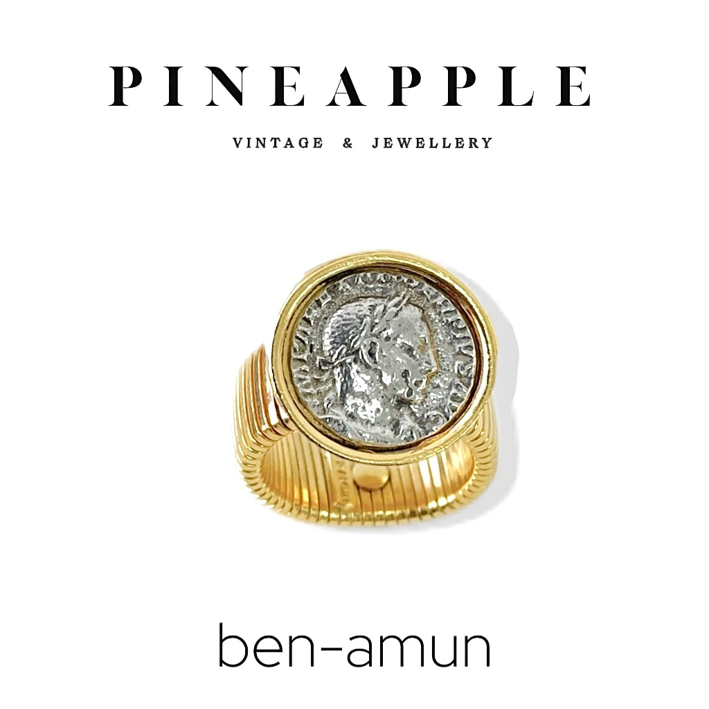 合金戒指 菠萝中古拜雅曼Ben-Amun戒指LK8079