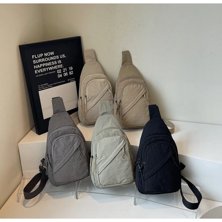 简约风ins单肩包单根斜跨包运动时尚纯色