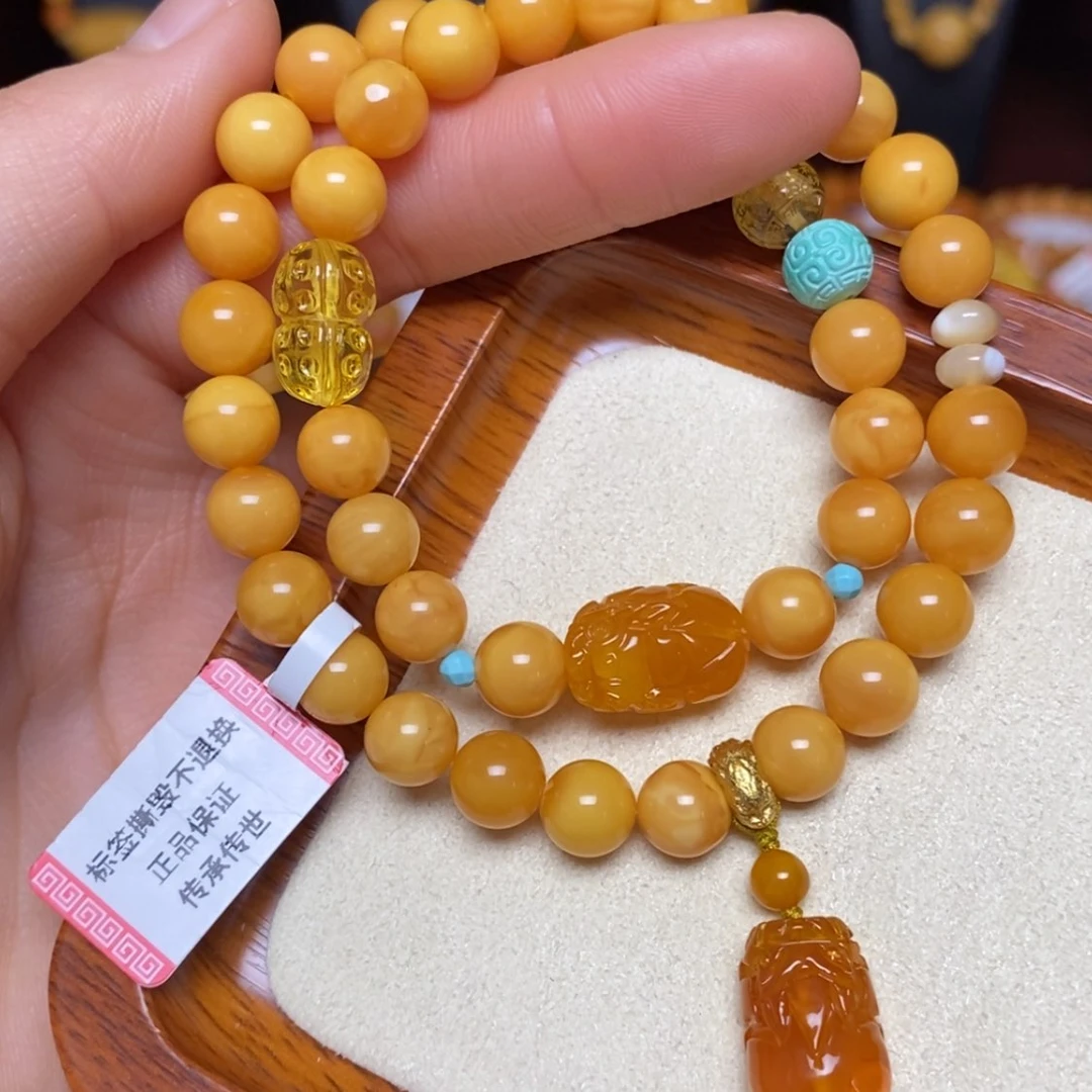 【闪购商品】蜜蜡手链未镶嵌手串