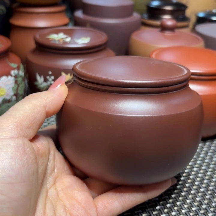 紫砂茶叶罐中高端紫砂茶叶罐