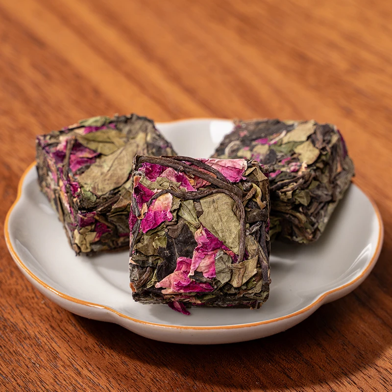 玫瑰花茶福鼎白茶贡眉独立包装简单冲泡方便携带易取易泡好喝不贵