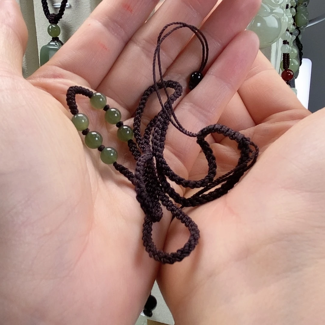 ᥫ***⸙和田玉未镶嵌项链