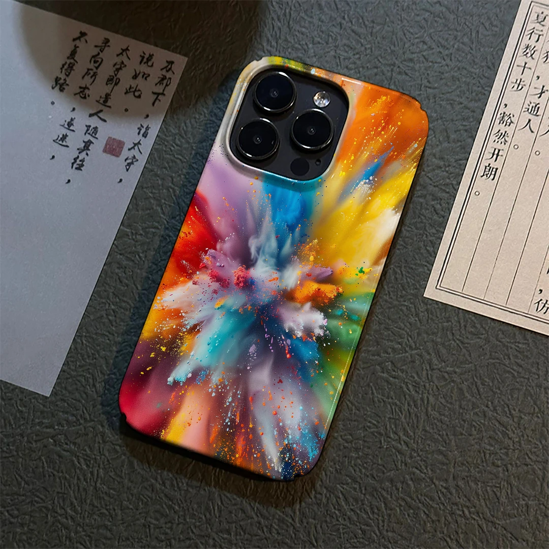 色彩爆发适用苹果17pro手机壳iPhone16promax硬菲林15/14/13ins风