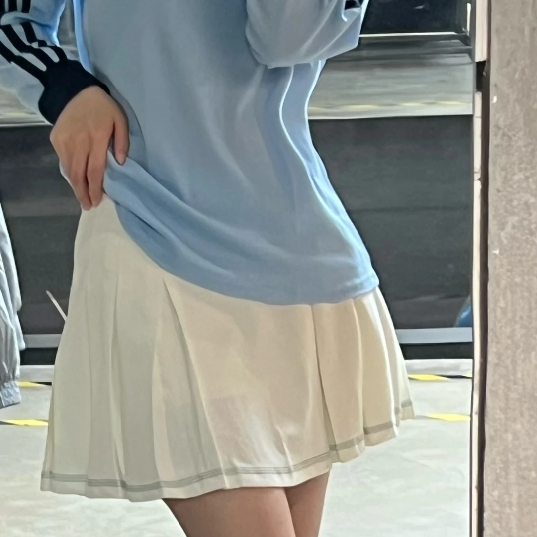 adidas阿迪达斯 运动休闲百褶短裙JM8016欧若风