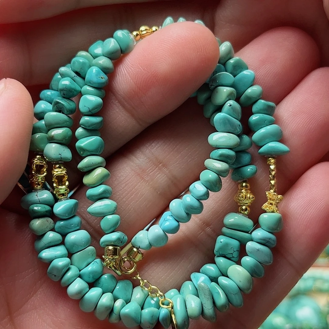 未镶嵌绿松石珠宝奇石德*