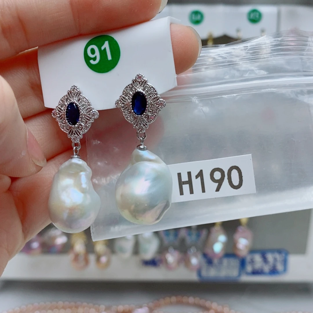 一****其他银S925镶嵌淡水珍珠