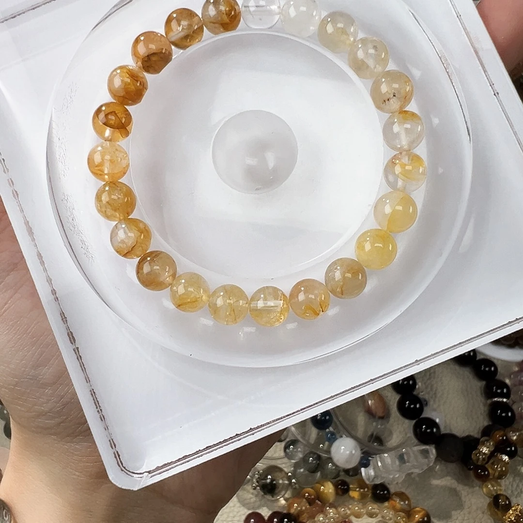 非金属渐变黄胶花   新粉福利