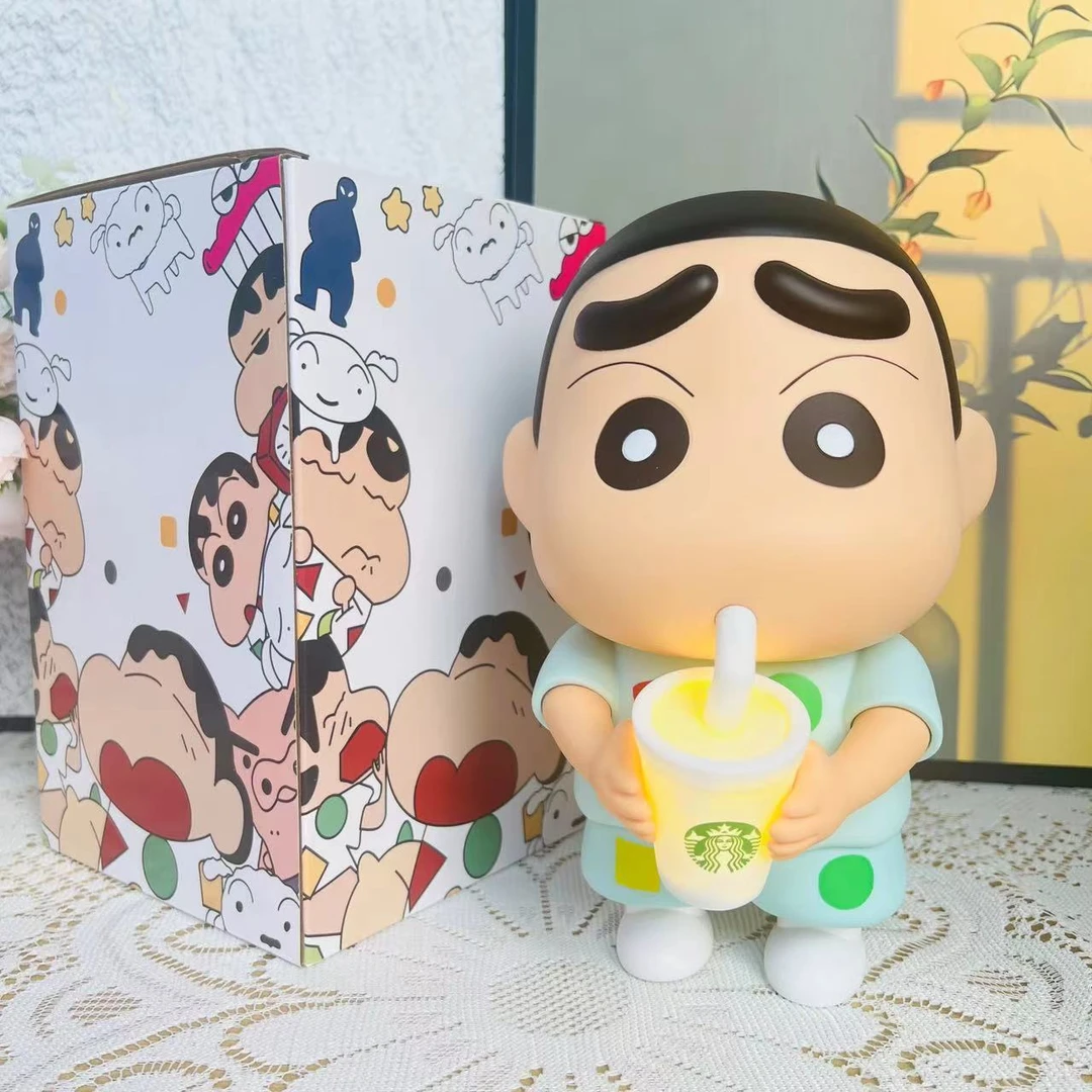 26cm【新款】发光小新蜡笔小新新款摆件动漫手办野原新之助男女朋友