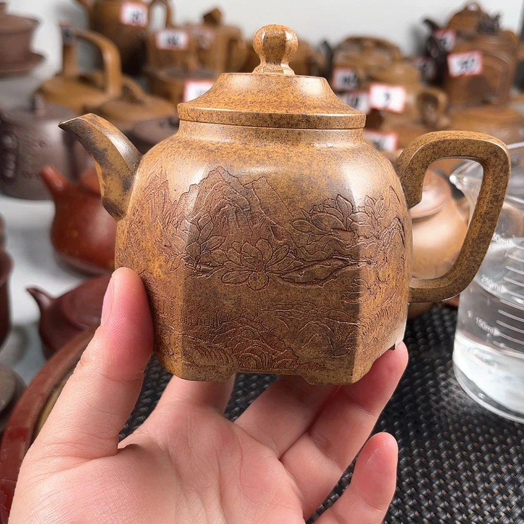 紫泥茶壶宜兴紫砂