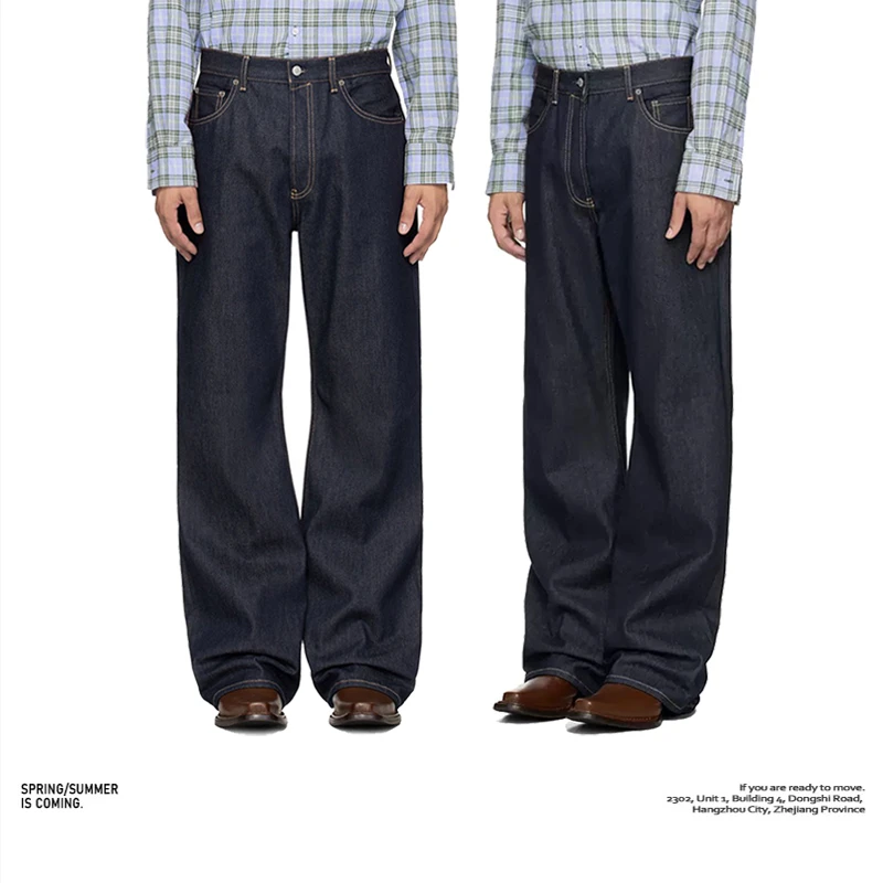 【线上商店】巴家2021m原牛直筒牛仔裤Cleanfit裤子美式复古vintage