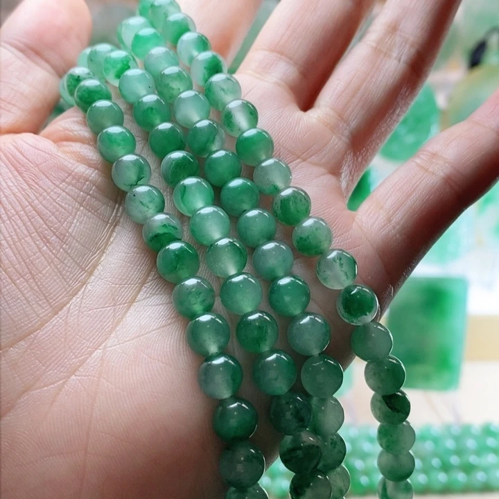 未镶嵌石英质玉珠宝奇石?**?非洲翠