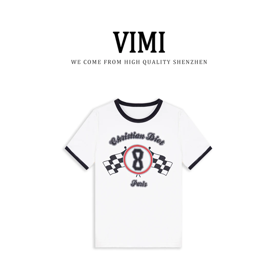 【⑧号】春季新款设计8号字母圆领百搭T恤2502TXTNS10903