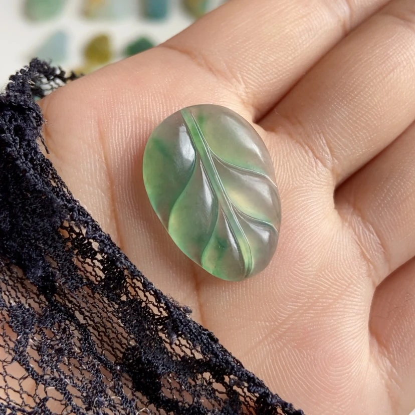 【闪购商品】未镶嵌定制翡翠树叶