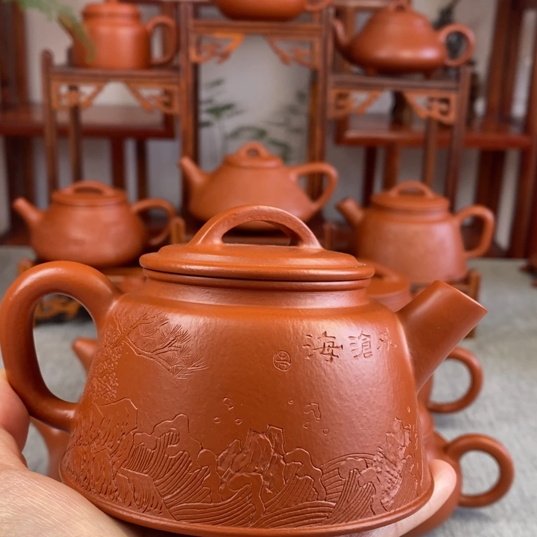 紫砂茶壶会*200毫升全手工