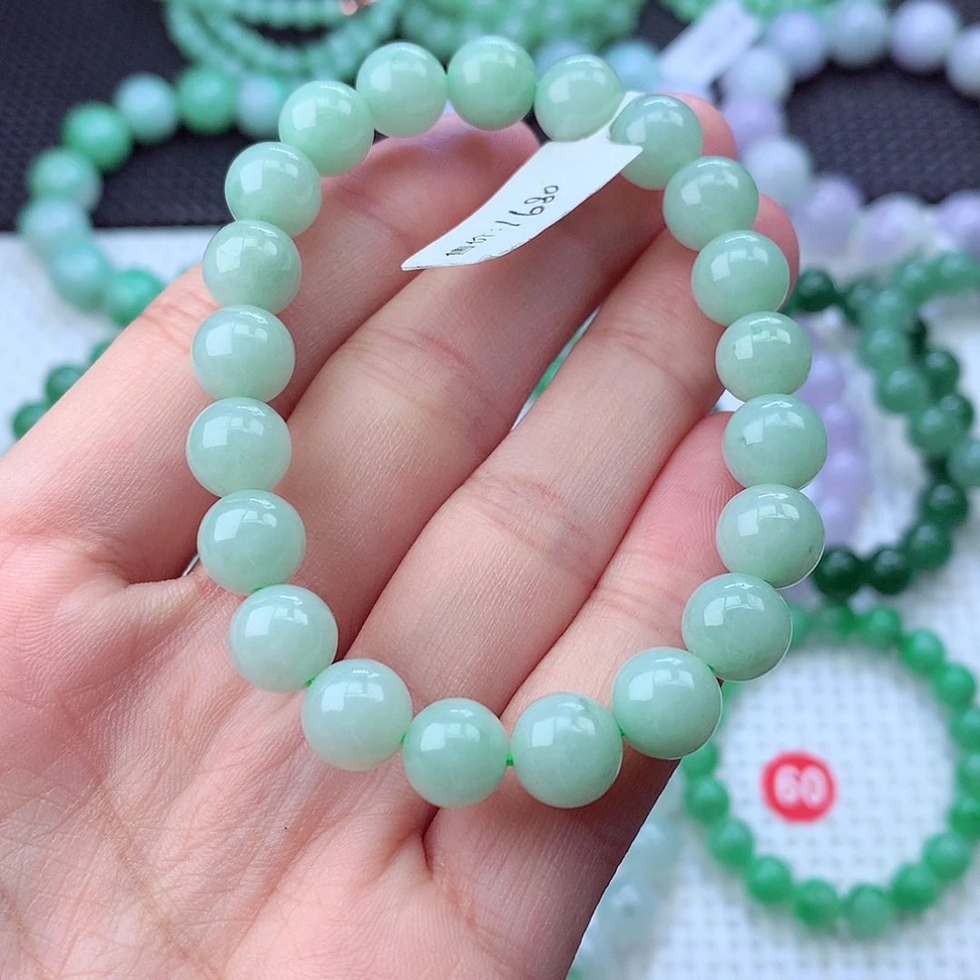 翡翠未镶嵌毛衣链卡9.3